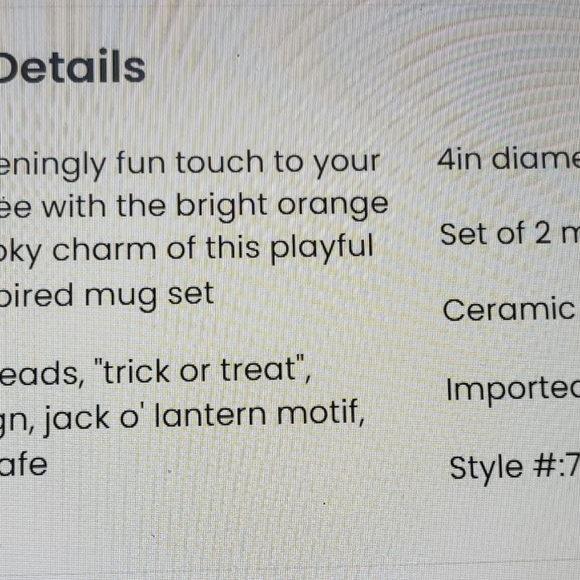 NIB Rae Dunn Halloween Mugs NEW - Picture 4 of 4